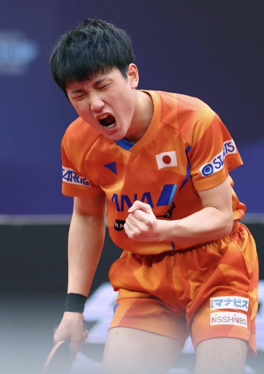 英国乒乓球队强势德国乒乓球队，张本智和高光表现